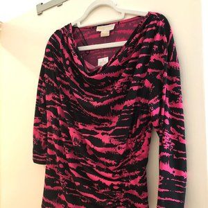 Michael Kors Pink and Black top